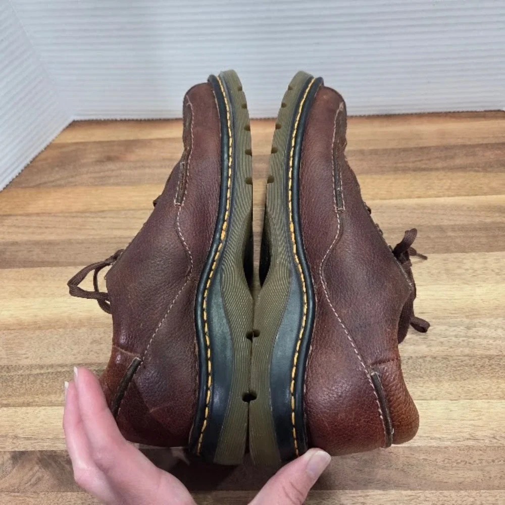 Dr Martens Oxford Men's 9 | Women's 10 Brown Leather Chunky Square Toe Y2K *READ